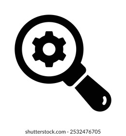 Otimização do mecanismo de pesquisa, definindo o design do ícone de pesquisa no estilo moderno