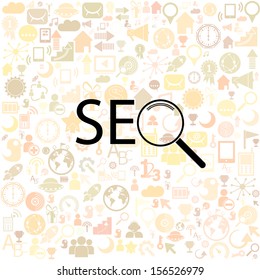 Search engine optimization vector 