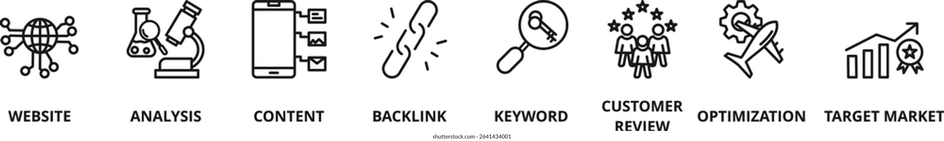 Search Engine Optimization vector icon illustration concept