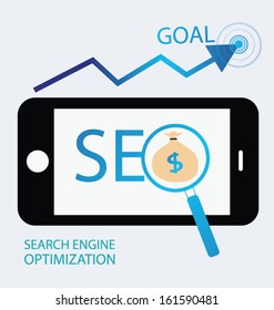 search engine optimization. vector Illustration.