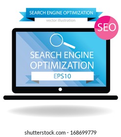 search engine optimization. vector Illustration.