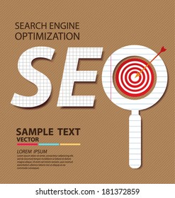 search engine optimization. vector Illustration.