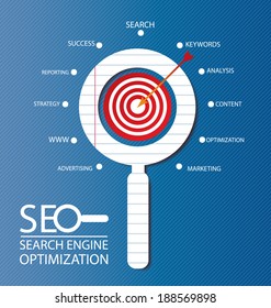 search engine optimization. vector Illustration.