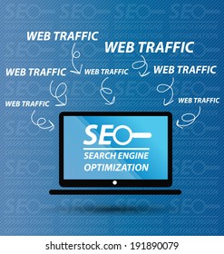 search engine optimization. vector Illustration.