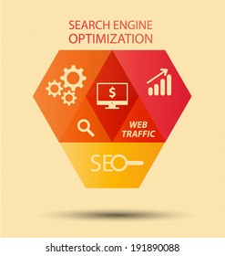 search engine optimization. vector Illustration.