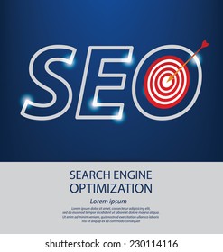 search engine optimization. vector Illustration.