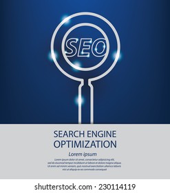 search engine optimization. vector Illustration.