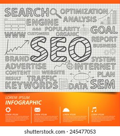 search engine optimization. vector Illustration.