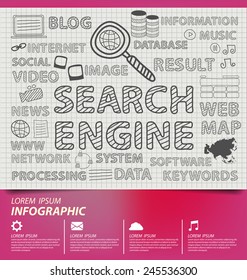 search engine optimization. vector Illustration.