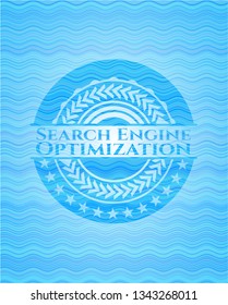 Search Engine Optimization water emblem.