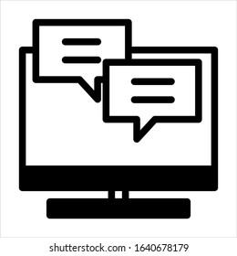 Search Engine Optimization - Website Forum Glyph Icon