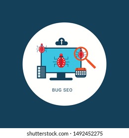 Search engine ranking - Search engine analytics - SEO success flat vector banner concept
