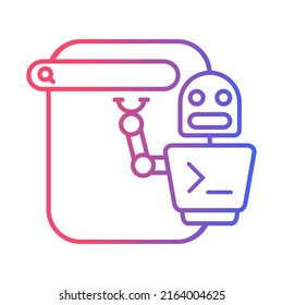search engine recommendation  icon logo concept