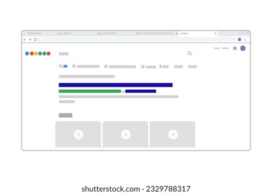 Search engine result page browser exploration user interface simplified user interface