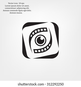 Search engine service vector logo design template. Investigation concept icon. Detective, Audit idea.