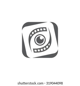 Search engine service vector logo design template. Investigation concept icon. Detective, Audit idea.