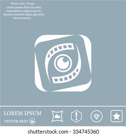 Search engine service vector logo design template. Investigation concept icon. Detective, Audit idea.