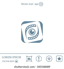 Search engine service vector logo design template. Investigation concept icon. Detective, Audit idea.