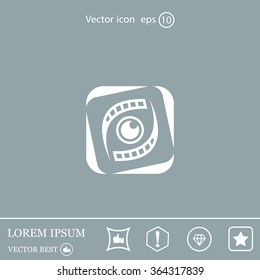 Search engine service vector logo design template. Investigation concept icon. Detective, Audit idea.