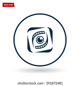 Search engine service vector logo design template. Investigation concept icon. Detective, Audit idea.