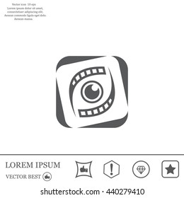 Search engine service vector logo design template. Investigation concept icon. Detective, Audit idea.