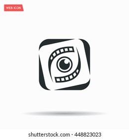 Search engine service vector logo design template. Investigation concept icon. Detective, Audit idea.