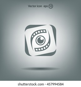 Search engine service vector logo design template. Investigation concept icon. Detective, Audit idea.