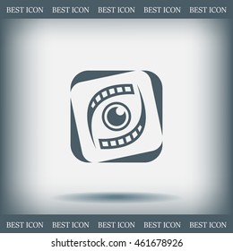 Search engine service vector logo design template. Investigation concept icon. Detective, Audit idea.
