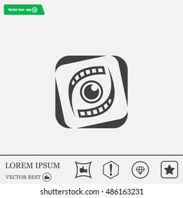 Search engine service vector logo design template. Investigation concept icon. Detective, Audit idea.