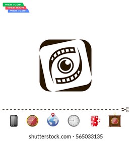Search engine service vector logo design template. Investigation concept icon. Detective, Audit idea.