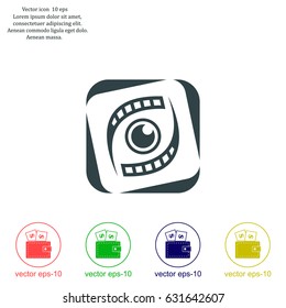 Search engine service vector logo design template. Investigation concept icon. Detective, Audit idea.