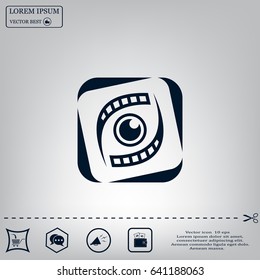 Search engine service vector logo design template. Investigation concept icon. Detective, Audit idea.