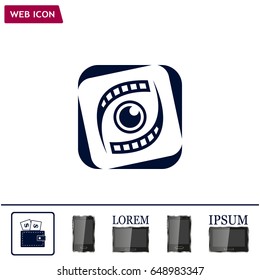 Search engine service vector logo design template. Investigation concept icon. Detective, Audit idea.