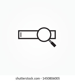 Search Engine Vector Icon. Search Bar Icon. Graphic Element Illustration As A Simple Vector Sign & Trendy Symbol for Design and Websites, Presentation or Mobile Application.
