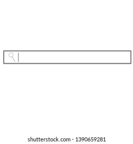 Search engine window vector graphics