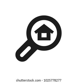 search estate vector icon