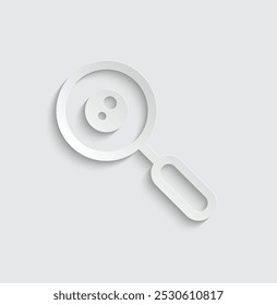 search eye icon vector, eye care sign