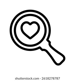 Search favorite item icon, Vector graphics