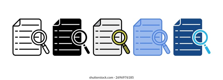 Pesquisar Elemento Ícone De Arquivo Para Design