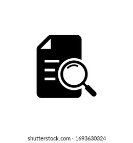 Search file icon symbol illustration.