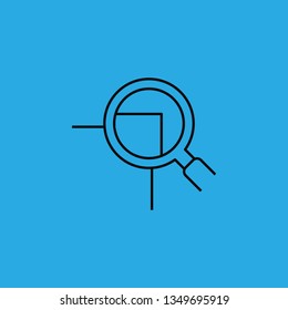 search file icon vector