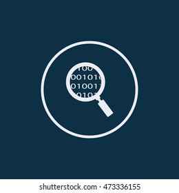 Search file icon,vector illutration