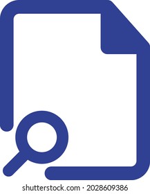 Search file Isolated Vector icon which can easily modify or edit

