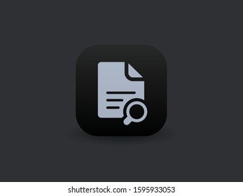Search File - Vector App Icon