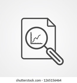 Search file vector icon sign symbol