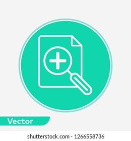 Search file vector icon sign symbol