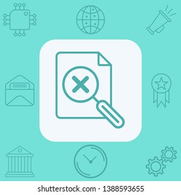 Search file vector icon sign symbol