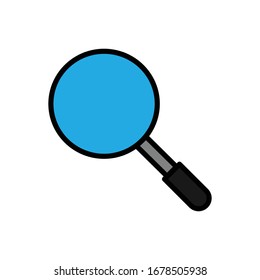 Search with filled line icon vector illustration 