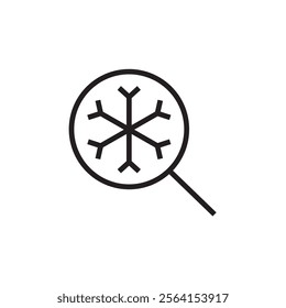 search find cooling icon vector eps outline