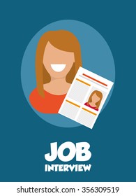 Search and find employment graphic theme design, vector illustration